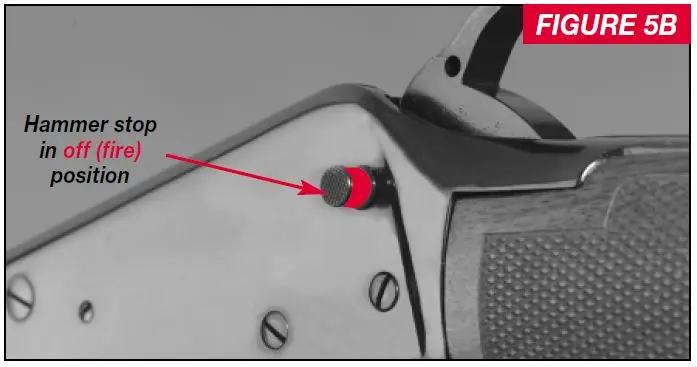9410 Shotgun Hammer Stop Off Position Figure 5B