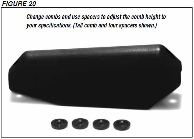 SXP Shotgun Comb Adjustments Figure 20