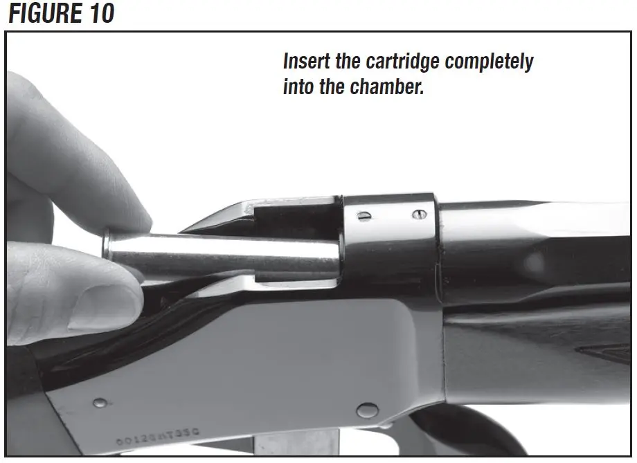 Model 1885 Rifle Loading into Chamber Figure 10