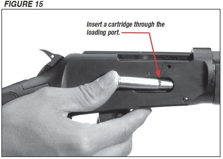 Model 94 Rifle Loading a Cartridge Figure 15