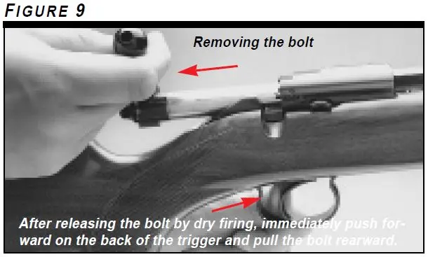 Model 52B Removing the Bolt Figure 9