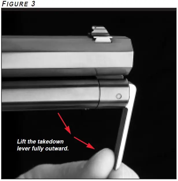 Model 1886 Takedown Lever Outward Figure 3