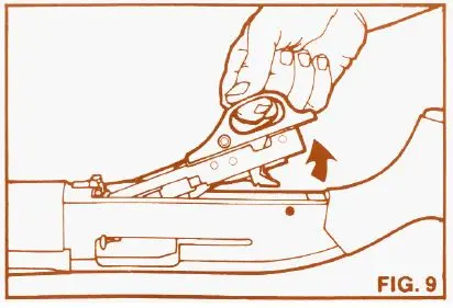 Model 1400 Trigger Guard Removal Figure 9