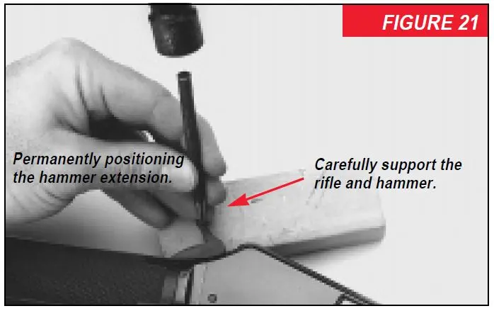 Model 94 Rifle Permanent Hammer Extension Figure 21