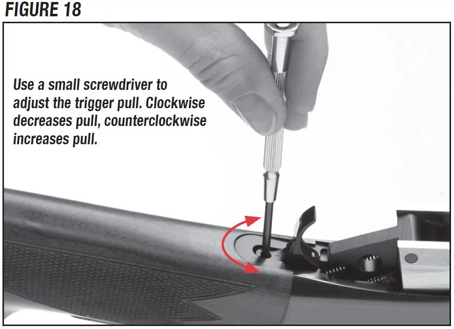 Model 1885 Rifle Trigger Adjustment Figure 18