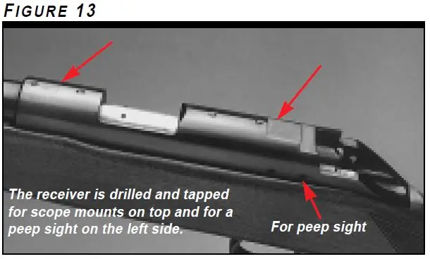 Model 52B Sight Mount Screws Figure 13