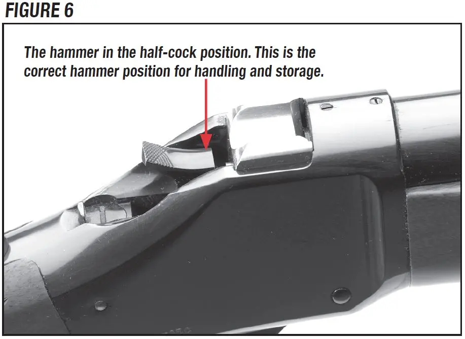 Model 1885 Rifle Half-Cocked Hammer Figure 6