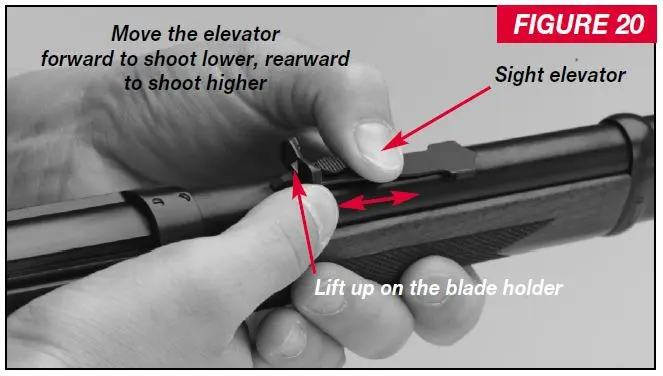 9410 Top Tang Safety Sight Elevation Adjustment Figure 20