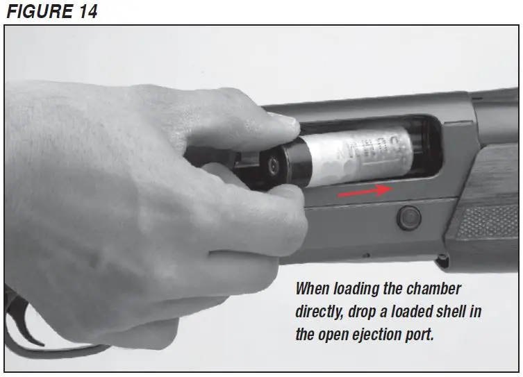 SX3 Shotgun Loading through the Chamber Figure 14