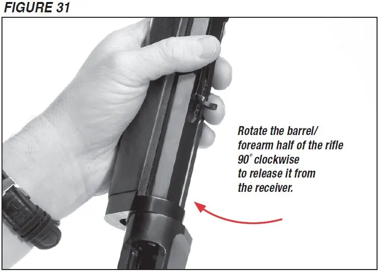 Model 94 Rifle Takedown Disassembly Figure 31