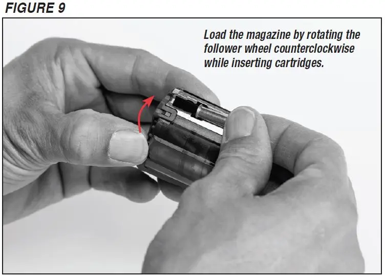 Wildcat Rifle Loading the Magazine Figure 9