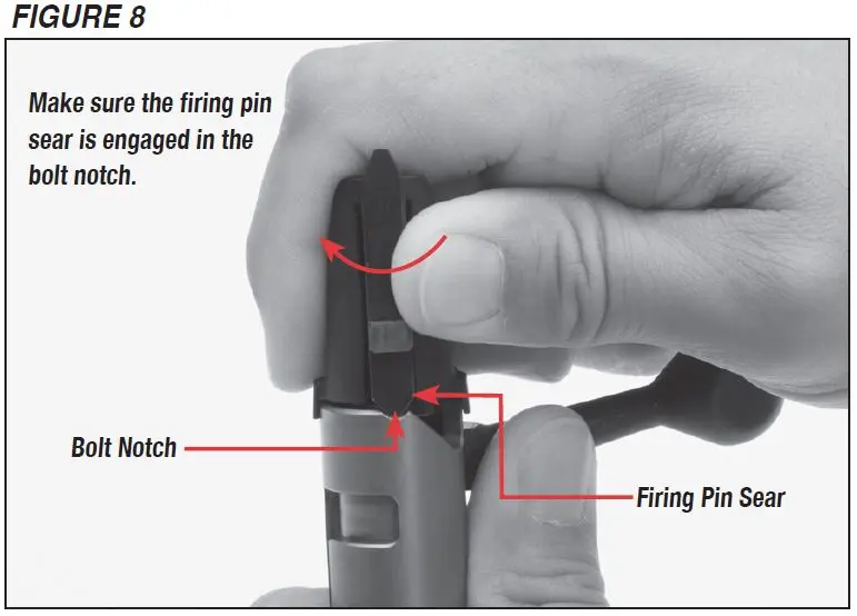 XPR Rifle Bolt Component Diagram Figure 8