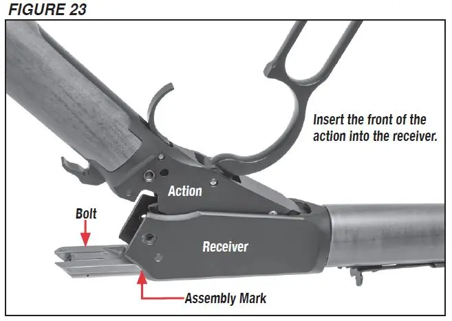 Ranger Rifle Reassembling the Receiver Figure 23