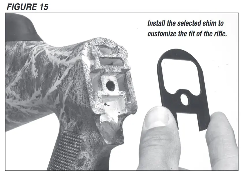 SX-AR Shim installation Figure 15