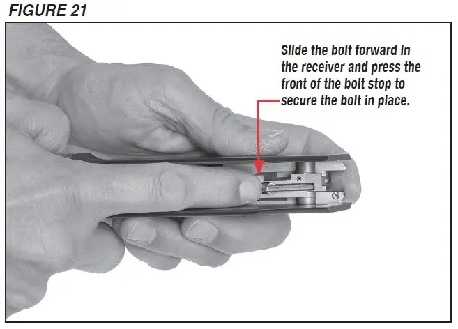 Ranger Rifle Bolt Lock Figure 21