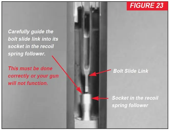 Super X2 Reassembling Bolt Slide Link Figure 23