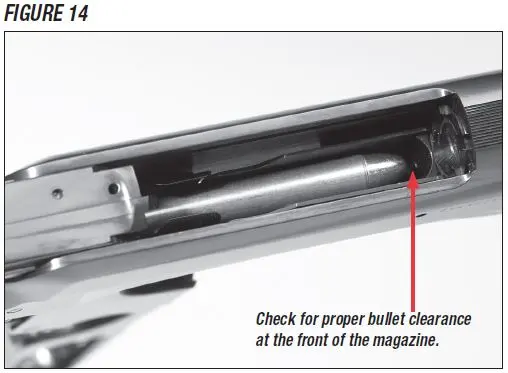 Model 1895 Rifle Bullet Clearance Figure 14