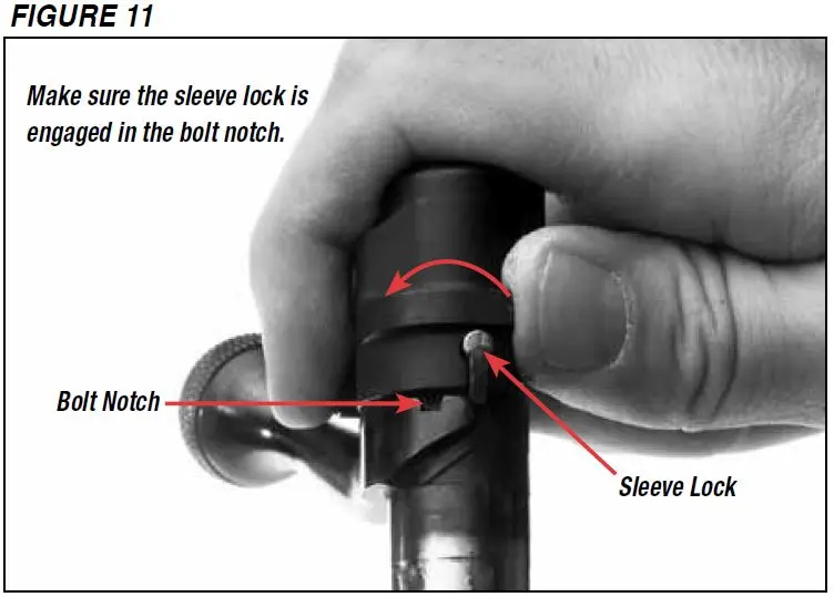 Model 70 Rifle Sleeve Lock Figure 11