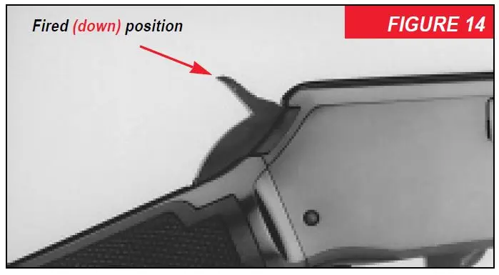 Model 94 Rifle Fired Hammer Position Figure 14