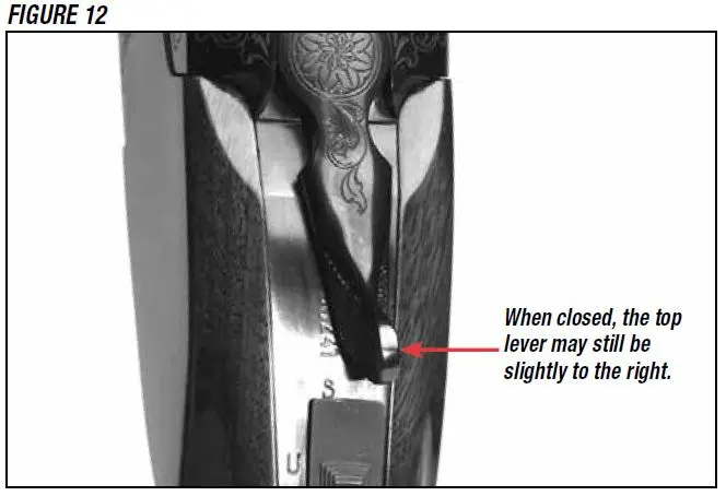 Model 101 Shotgun Top Lever Figure 12