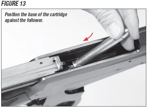 Model 1895 Rifle Loading the Cartridge Figure 13