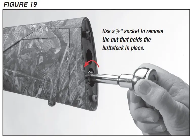 SX3 Shotgun Stock Bolt Nut Figure 19