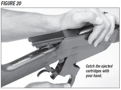 Model 1895 Rifle Catching the Ejected Cartridge Figure 20