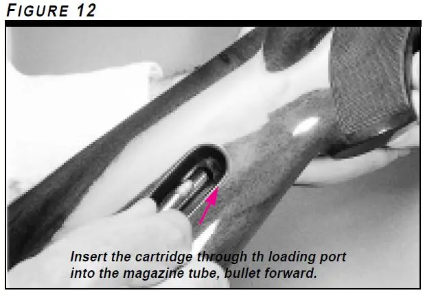 Model 63 Loading the Magazine Figure 12