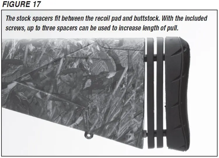 SX3 Shotgun Stock Spacers Figure 17