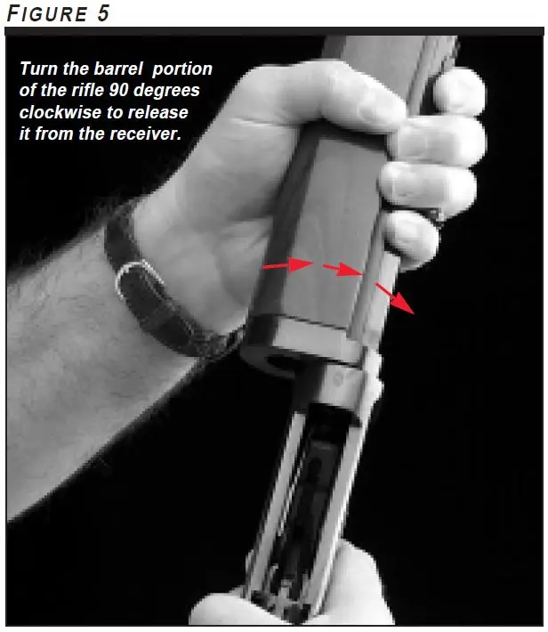 Model 1886 Takedown Separating Barrel and Receiver Figure 5