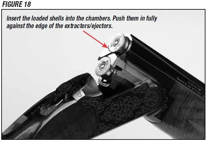 Model 101 Shotgun Loading the Chamber Figure 18