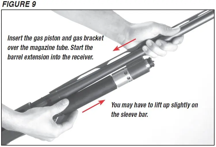 SX3 Shotgun Receiver Assembly Figure 9