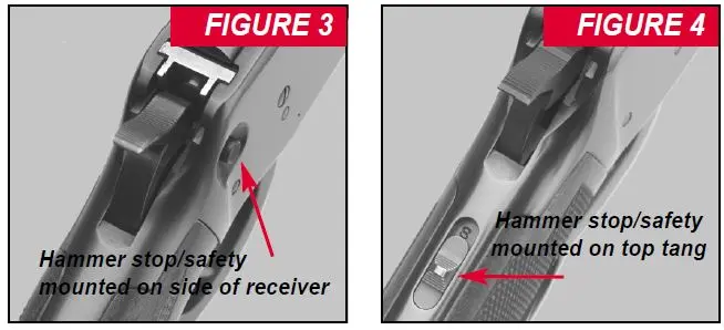 9410 Top Tang Safety Hammer Stop Figure 3 and 4