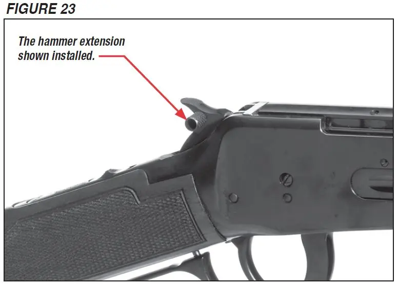 Model 94 Rifle Hammer Extension Figure 23