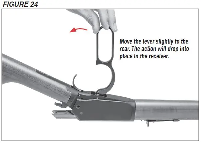 Ranger Rifle Move Lever to Reassemble Figure 24