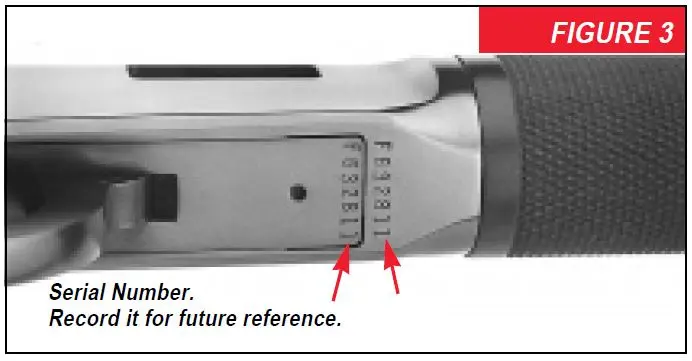 Model 94 Rifle Serial Number Location Figure 3