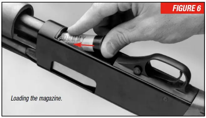 Model 1300 Loading the Magazine Figure 6