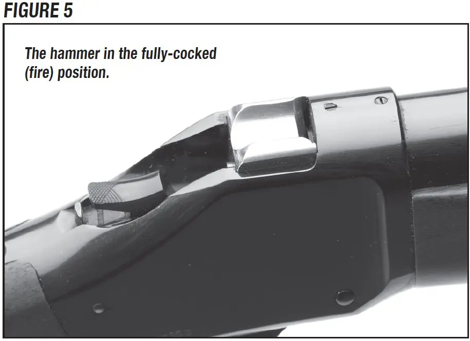 Model 1885 Rifle Fully Cocked Hammer Figure 5